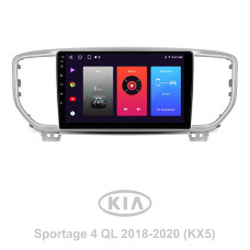 Android head unit SIGMA F9216 ANDROID 10 2+32 Gb Kia Sportage 4 QL 2018-2022 (B) 9"