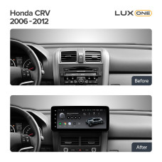 Android head unit Teyes LUX ONE 6+128 Gb Honda CRV CR-V 3 RE 2006-2012 12.3" (L2)