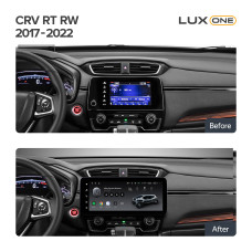 Android head unit Teyes LUX ONE 6+128 Gb Honda CR-V CR-V 5 RT RW 2017-2022 12.3" (L1)