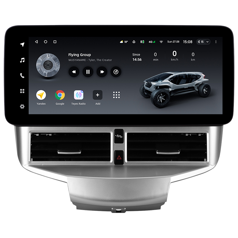 Android head unit Teyes LUX ONE 6+128 Gb Ford Fiesta Mk 6 2009-2018 (B) 12.3" (L2)