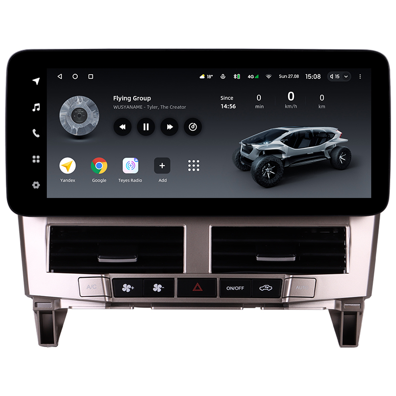 Android head unit Teyes LUX ONE 6+128 Gb with 360° surround view° Lexus RX300 RX330 RX350 RX400H II 2 2003-2009 Toyota Harrier XU30 2 2003-2013B12.3"(L3)