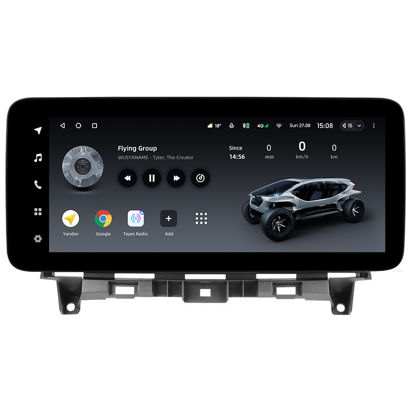 Android head unit Teyes LUX ONE 6+128 Gb with 360° surround view° Honda Crosstour 1 TF 2009-2015 12.3"