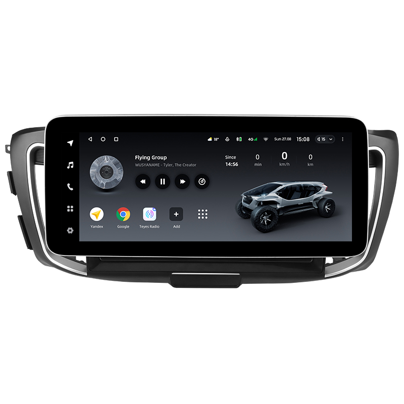 Android head unit Teyes LUX ONE 6+128 Gb with 360° surround view° Honda Accord 9 CR 2012-2018 12.3" (L2)