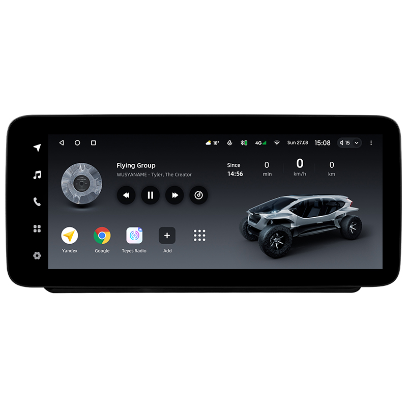 Autorradio de fábrica Teyes LUX ONE 6+128 GB con vista panorámica de 360° para Toyota RAV4 5 XA50 (2018-2023) 12.3