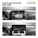 Android head unit Teyes LUX ONE 6+128 Gb with 360° surround view° Toyota Land Cruiser Prado 150 2018-2020 12.3" (L3)