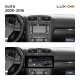 Android head unit Teyes LUX ONE 6+128 Gb with 360° surround view° Volkswagen Bora Golf 6 Passat Scirocco Sharan Touran For Skoda Octavia Fabia 2 (Y 12.3"