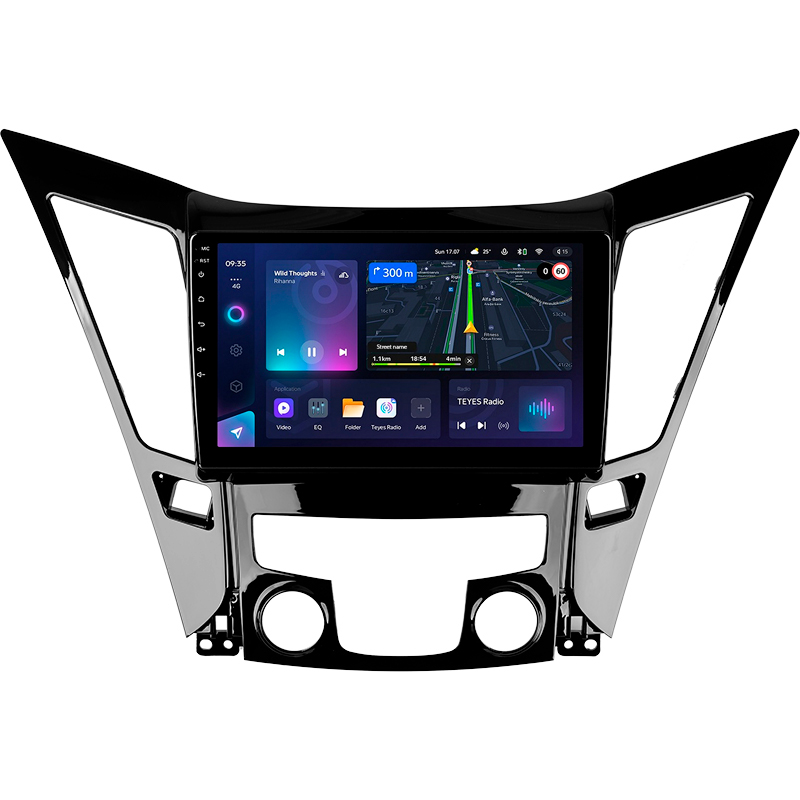 Android head unit Teyes CC3L 4+64 Gb Hyundai Sonata 6 YF 2009-2014 (A) 9"