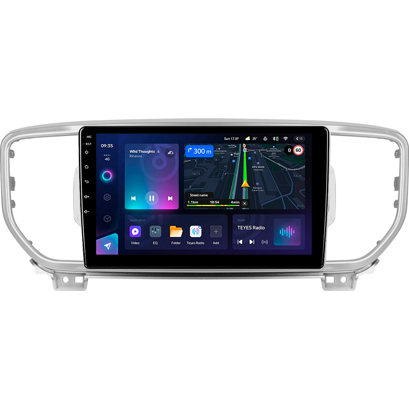 Android head unit Teyes CC3L 4+64 Gb Kia Sportage 4 QL 2016-2018 (B) 9"