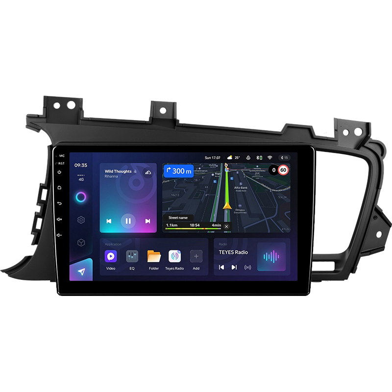 Android head unit Teyes CC3L 4+64 Gb Kia Optima 3 K5 TF 2010-2015 (F1) 9"