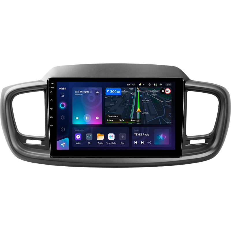 Android head unit Teyes CC3L 4+64 Gb Kia Sorento 3 2014-2017 (A) 10"
