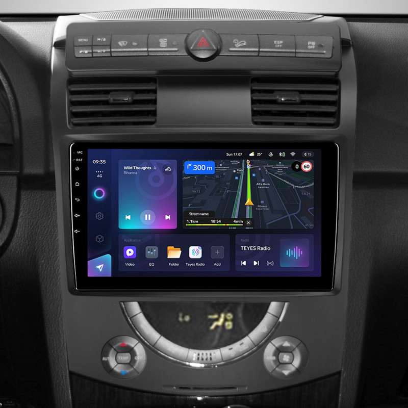 Android head unit Teyes CC3L 4+64 Gb SsangYong Rexton Y250 II 2 2006 - 2012 10" (L1)