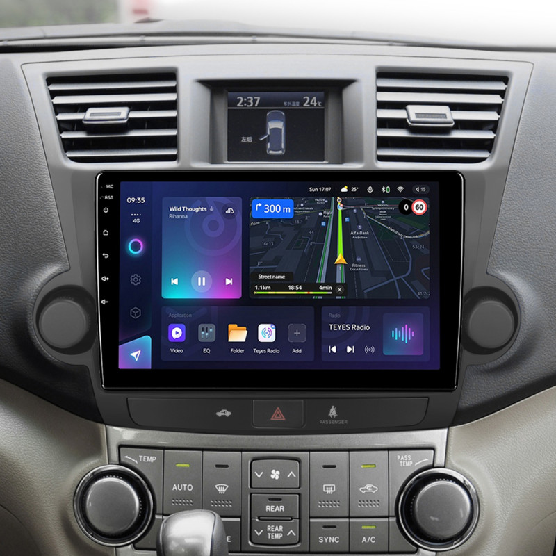 Android head unit Teyes CC3L 4+64 Gb Toyota Highlander 2 XU40 2007-2013 (F2) 10" (L1)