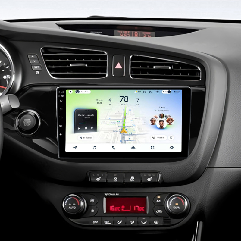 Štátní magnetofon Teyes CC4L 6+64 GB pro Kia Ceed Cee'd 2 JD (2012–2018), 9 palců
