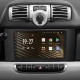Android head unit SIGMA S9464 ANDROID 12 4+64 Gb 4G DSP Mercedes Benz Smart Fortwo 2 2010-2015 (F1) 9"