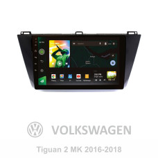 Android head unit SIGMA X10464 ANDROID 10 4+64 Gb 4G DSP Volkswagen Tiguan 2 Mk 2016-2022 (A) 10"
