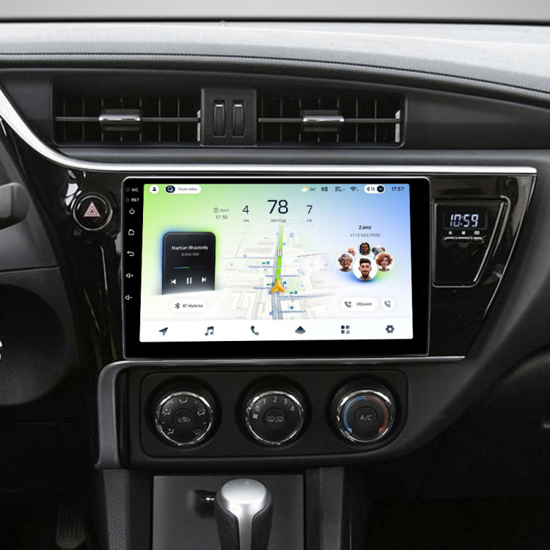 Android head unit Teyes CC4L 4+64 Gb Toyota Corolla 11 2017-2018 10"