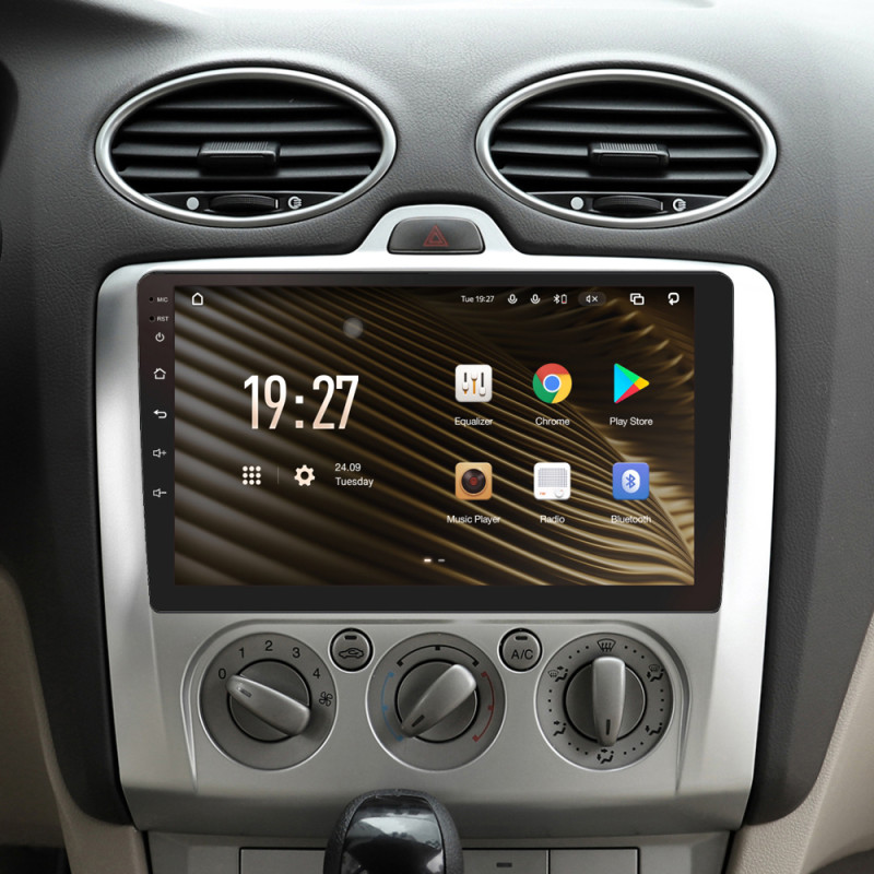 Android head unit SIGMA S9464 ANDROID 12 4+64 Gb 4G DSP Ford Focus 2 Mk 2 2004-2011 (F1) 9"
