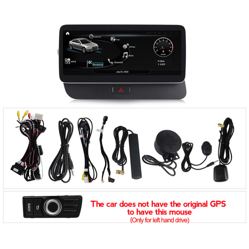 Android head unit AMS Audi Q5 2009-2018 MMI 3G 4+64Gb 12.3"