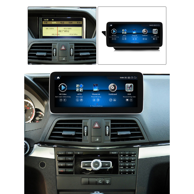 Android head unit AMS MERCEDES BENZ E-Class W207 NTG5.0 2015 4+64Gb 10.25"