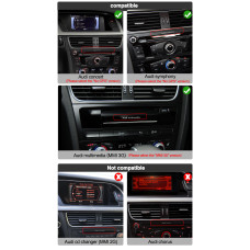 Android head unit AMS Audi Q5 2009-2018 no GPS 4+64Gb 12.3"