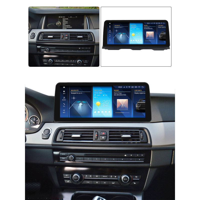 Android head unit AMS BMW 5 Series F10/F11(2011-2012) Original CIC System 4+64Gb 12.3"