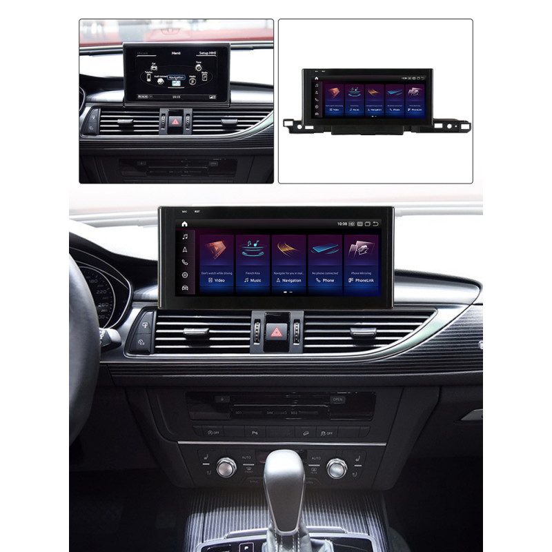 Android head unit AMS Audi A6 2012-2018 MHI2 4+64Gb 12.3"