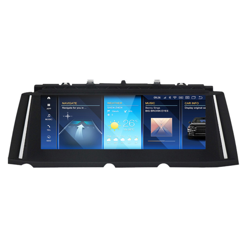 Original BMW NBT 4 mit 64 GB (F01/F02, 7er, 2009–2012) – 10,25-Zoll-Display.