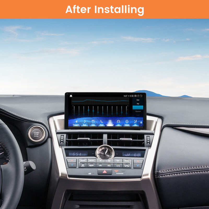 Android head unit AMS LEXUS NX200/300 2014-2016 720P High Trim 4+64Gb 10.25"