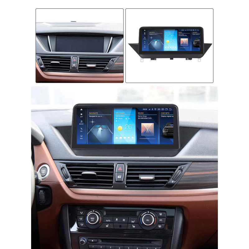 Android head unit AMS BMW X1 E84(2009-2015) With orginalscreen/Original CIC System 4+64Gb 12.3"