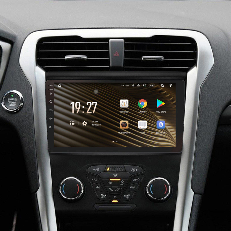 Stacja radiowo-magnetofonowa SIGMA S9432 ANDROID 13 4+32 GB 4G DSP do Ford Mondeo 5 (ZYJ) 2014–2019, 9