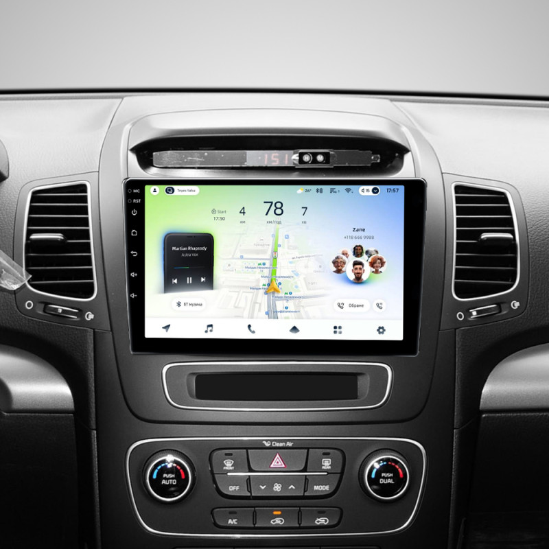 Android head unit Teyes CC4L 4+64 Gb Kia Sorento 2 II XM 2012 - 2021 (F1) 9"