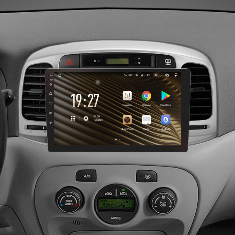 Magetófono de a bordo SIGMA S9464 ANDROID 12 4+64 GB 4G DSP Hyundai Accent 3 (2006-2011) 9