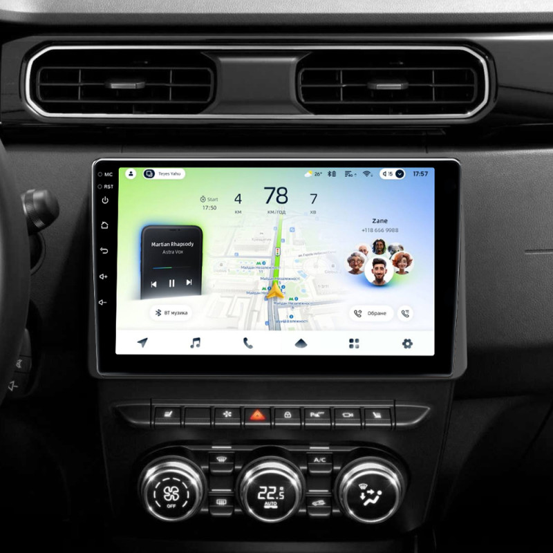 Android head unit Teyes CC4L 6+64 Gb Renault Arkana 2019-2023 (F2) 10"