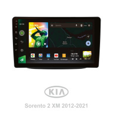 Android head unit SIGMA X9464 ANDROID 10 4+64 Gb 4G DSP Kia Sorento 2 II XM 2012 - 2021 (F1) 9"