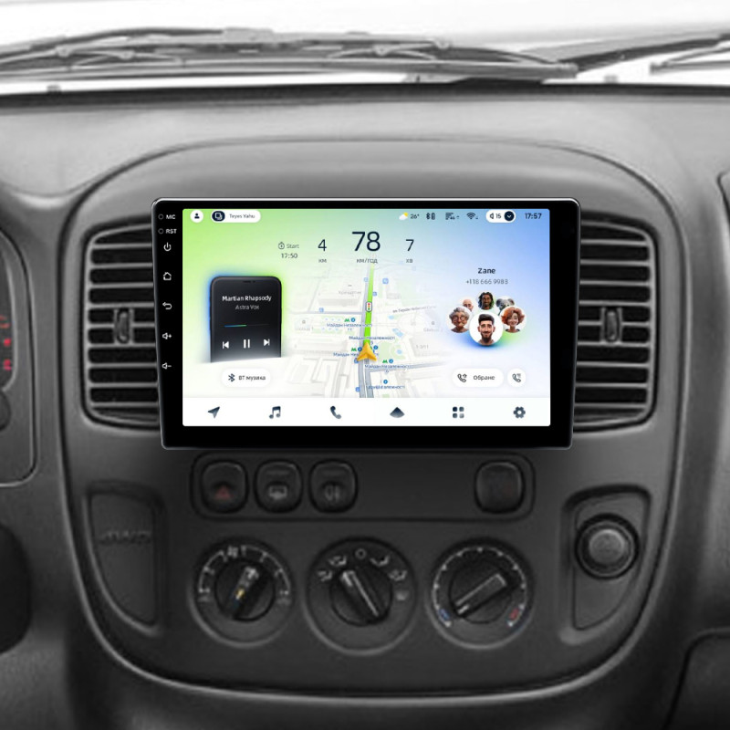 Android head unit Teyes CC4L 4+64 Gb Ford Escape 1 2000-2007 9"