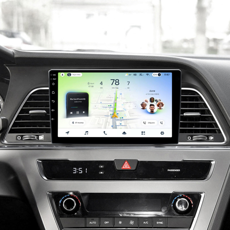Android head unit Teyes CC4L 6+64 Gb Hyundai Sonata 7 LF 2014-2017 (B) 9"