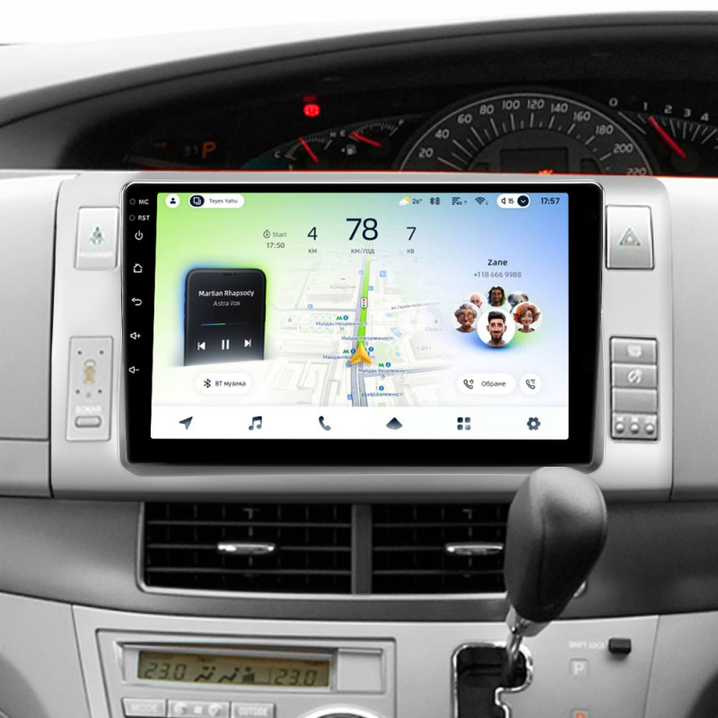Android head unit Teyes CC4L 4+64 Gb Toyota Previa XR50 2006 - 2019 9"