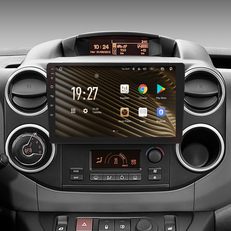 Odtwarzacz multimedialny SIGMA S9464 z systemem ANDROID 12, 4 GB pamięci RAM + 64 GB pamięci wewnętrznej, 4G DSP, do Citroën Berlingo 2 B9 (2008–2019), 9-calowy.