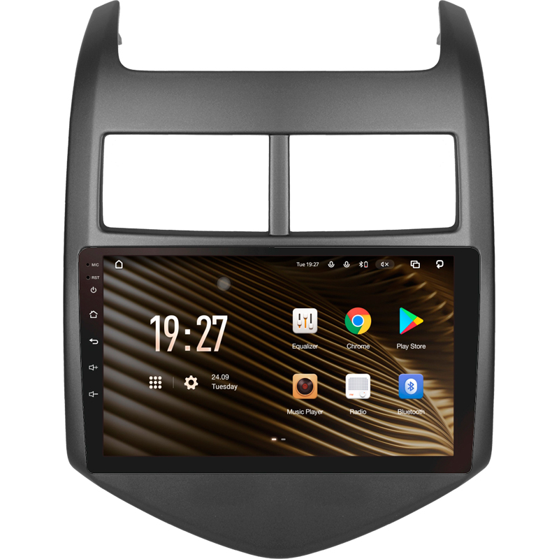 Android head unit SIGMA S9464 ANDROID 12 4+64 Gb 4G DSP Chevrolet Aveo 2 2011-2015 9"