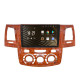 Android head unit SIGMA S9464 ANDROID 12 4+64 Gb 4G DSP Toyota Fortuner 1 AN50 AN60 HILUX Revo Vigo 2008-2014 brown 9"
