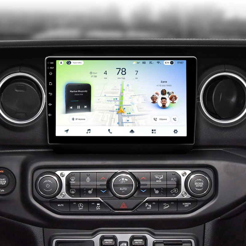 Android head unit Teyes CC4L 6+64 Gb Jeep Wrangler 4 JL 2018-2019 9" (L1)