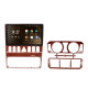 Android head unit SIGMA S9464 ANDROID 12 4+64 Gb 4G DSP Mercedes-Benz E-Class W210 1996-2002 Wooden 9"