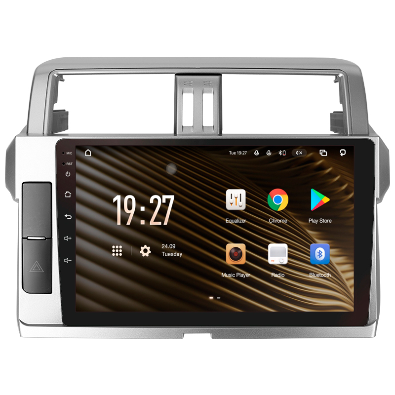 Android head unit SIGMA S10464 ANDROID 12 4+64 Gb 4G DSP Toyota Land Cruiser Prado 150 2013-2017 10"