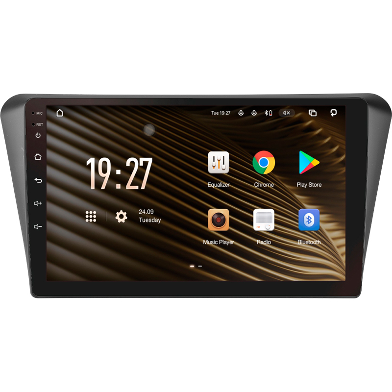 Android head unit SIGMA S10464 ANDROID 12 4+64 Gb 4G DSP Peugeot 408 2014-2018 10"