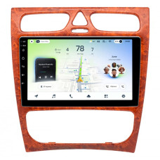 Android head unit Teyes CC4L 4+64 Gb Mercedes Benz C Class S203 CL203 W203 2000-2004 wooden 9" (L1)