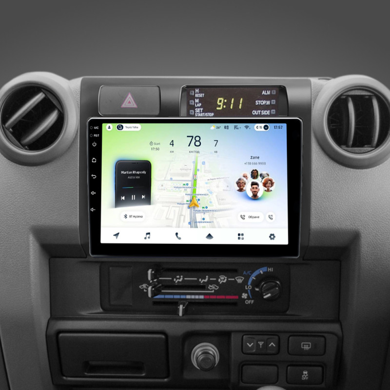 Android head unit Teyes CC4L 4+64 Gb Toyota Land Cruiser 70 Series LC 79 2007-2020 9"