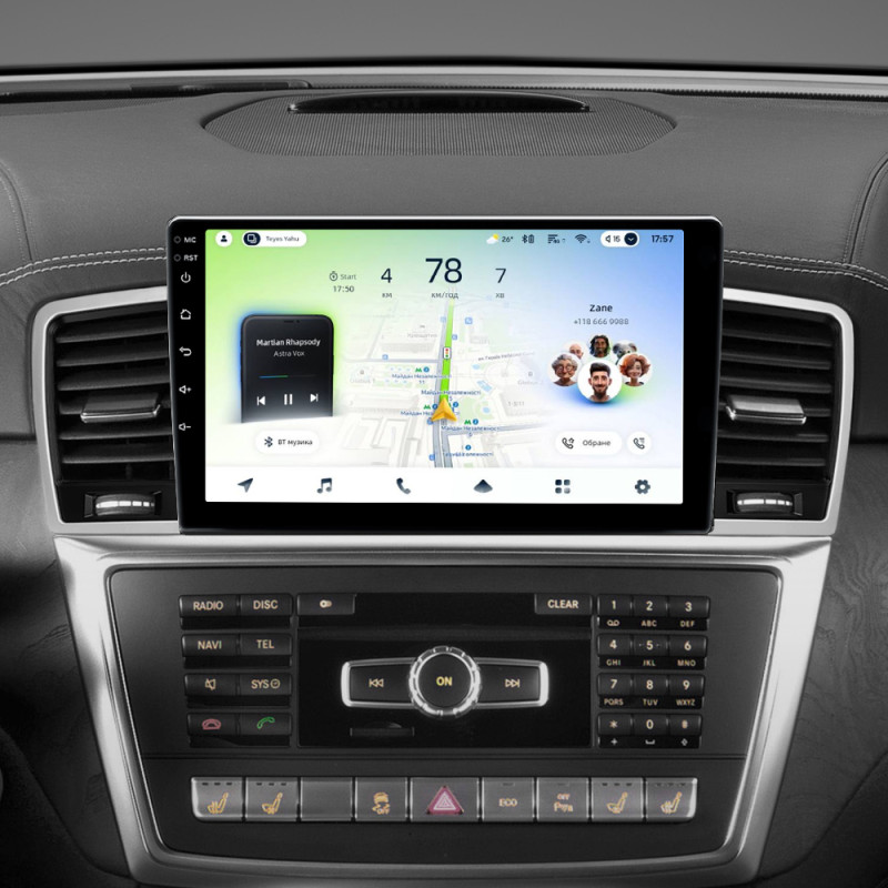 Android head unit Teyes CC4L 4+64 Gb Mercedes-Benz M-Class M Class W166 ML 2011-2015 9" (L3)