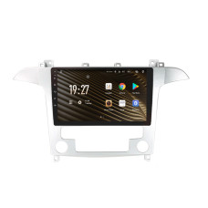 Android head unit SIGMA S9464 ANDROID 12 4+64 Gb 4G DSP Ford S-MAX 1 2006-2015 (F1) Silver 9"