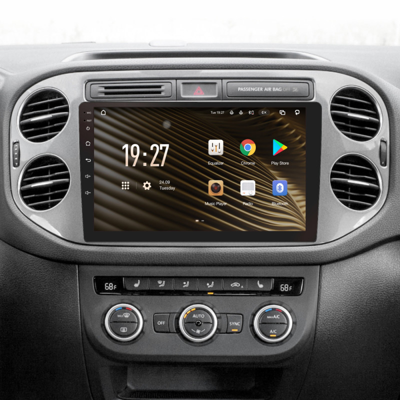 Stacja głośnomówiąca SIGMA S9464 ANDROID 12 4+64 GB 4G DSP Volkswagen Tiguan 1 NF 2006-2017 (F2) 9