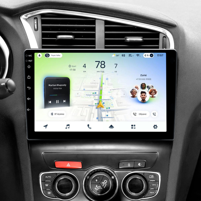 Štátní magnetofon Teyes CC4L 4+64 GB pro Citroën C4 II (B7) (ZYJ) 2013–2016, 10